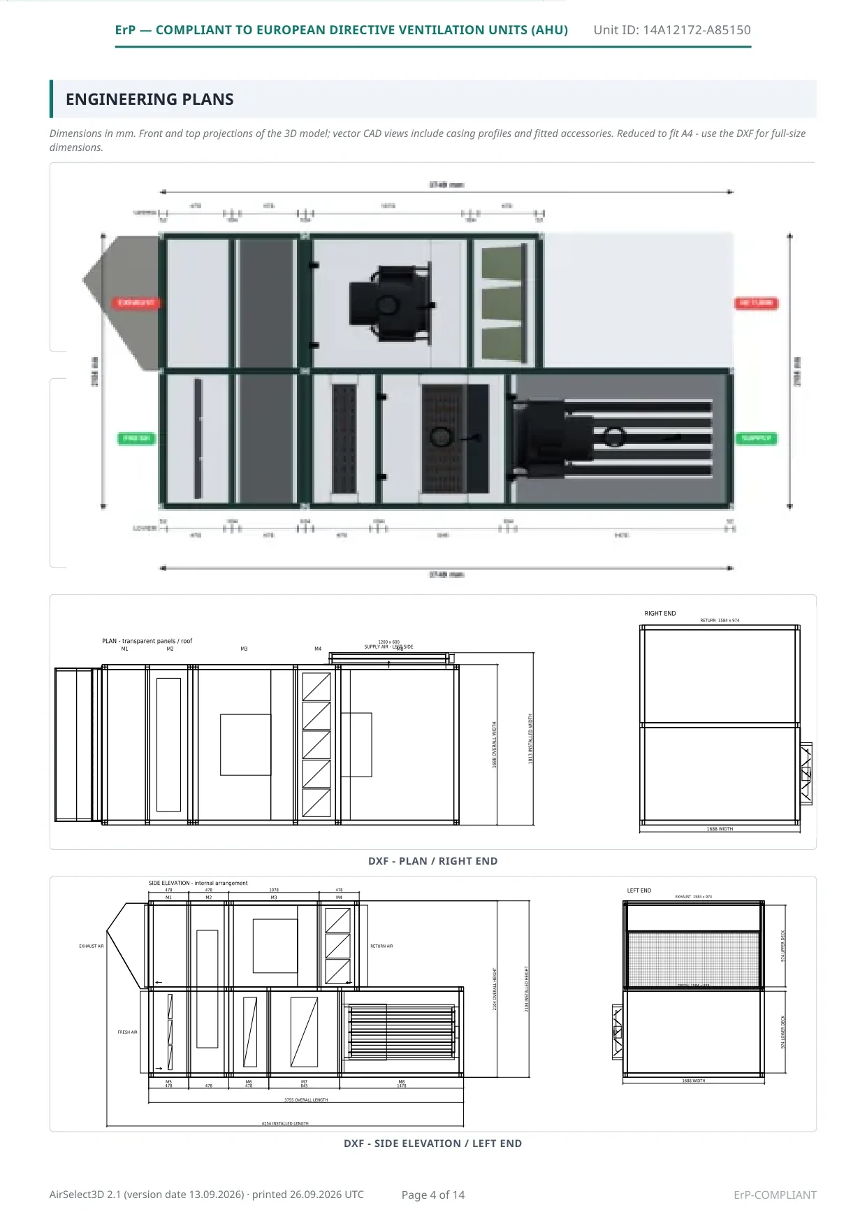 Technical report page 4: Engineering plans